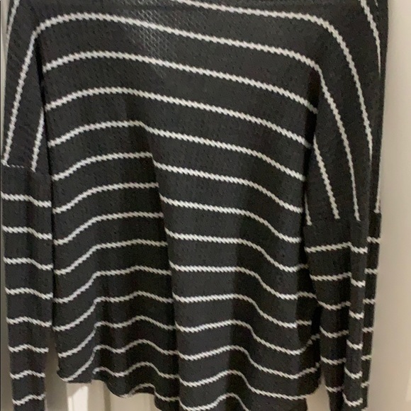 Tillys Striped Button Sweater - Picture 2 of 2